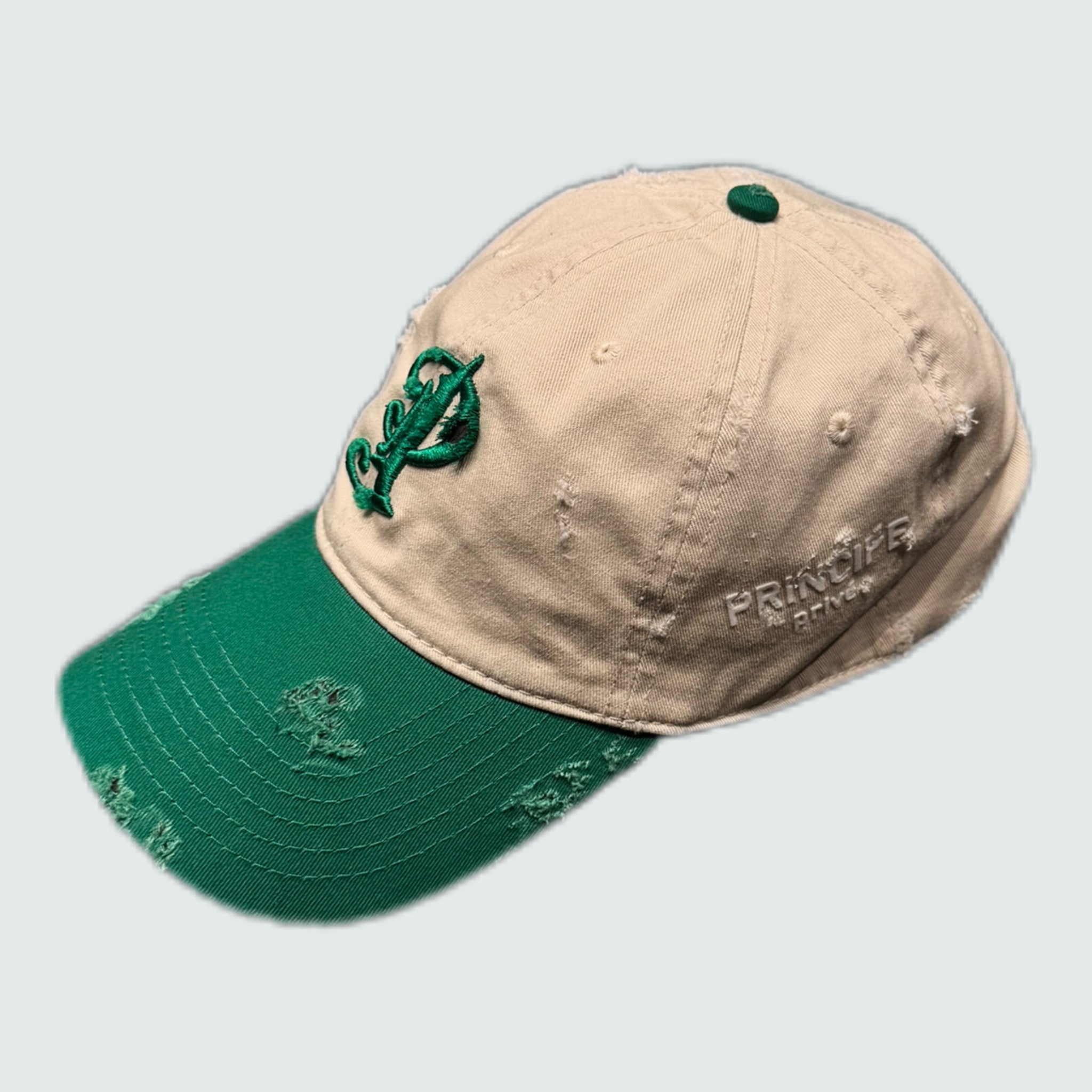 Damaged “P” Logo Cap - Green