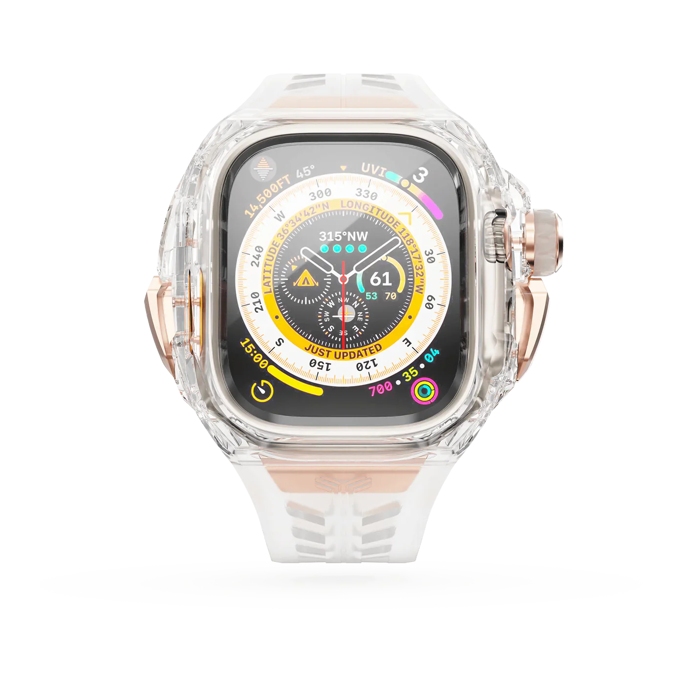 49mm クリアRG apple watch ultra ポリカーボネート