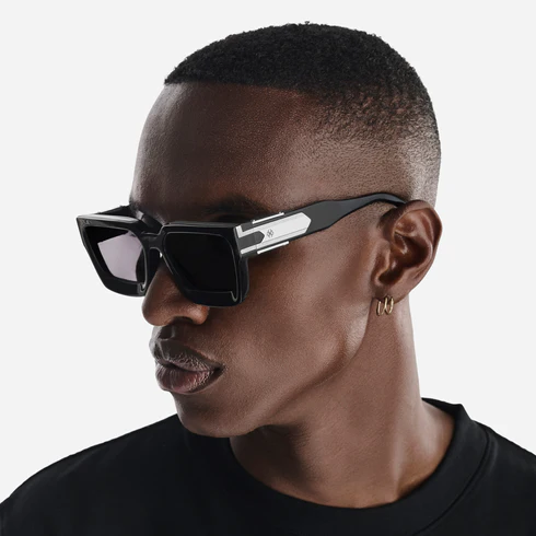 Sunglasses - Baller - Black / Silver