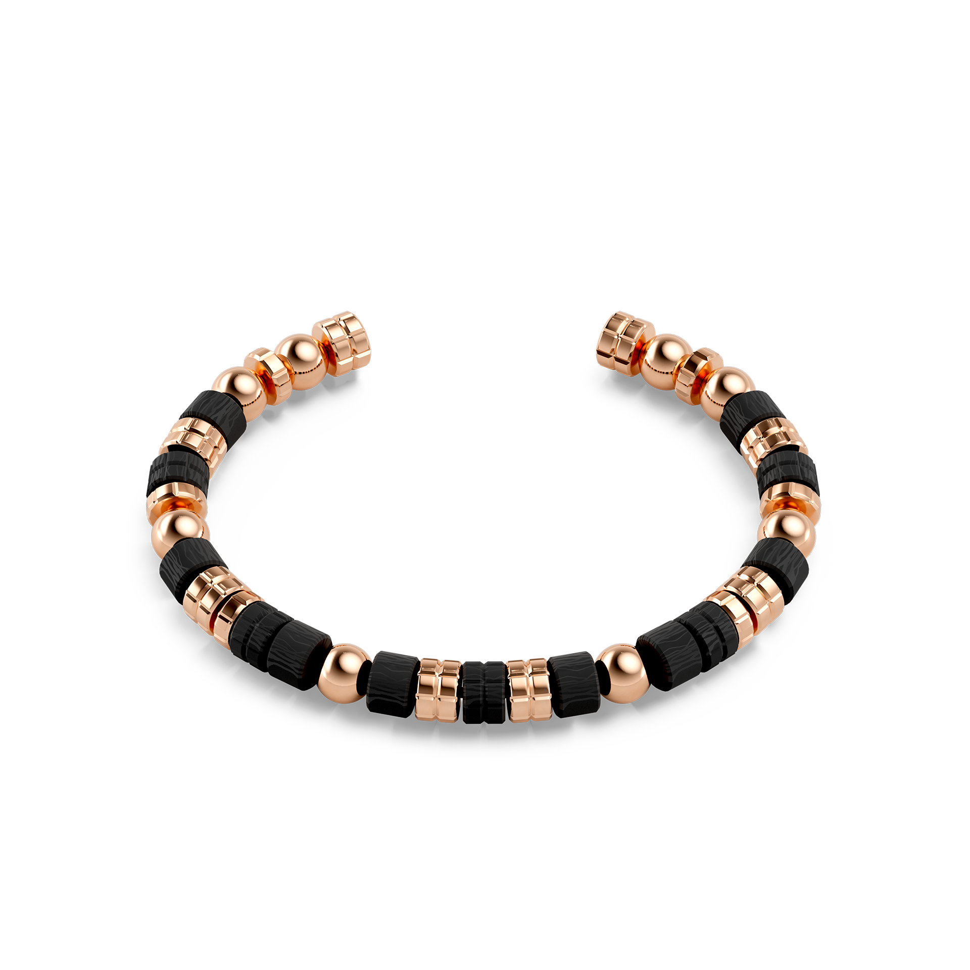 Bangle - Rose Gold Carbon