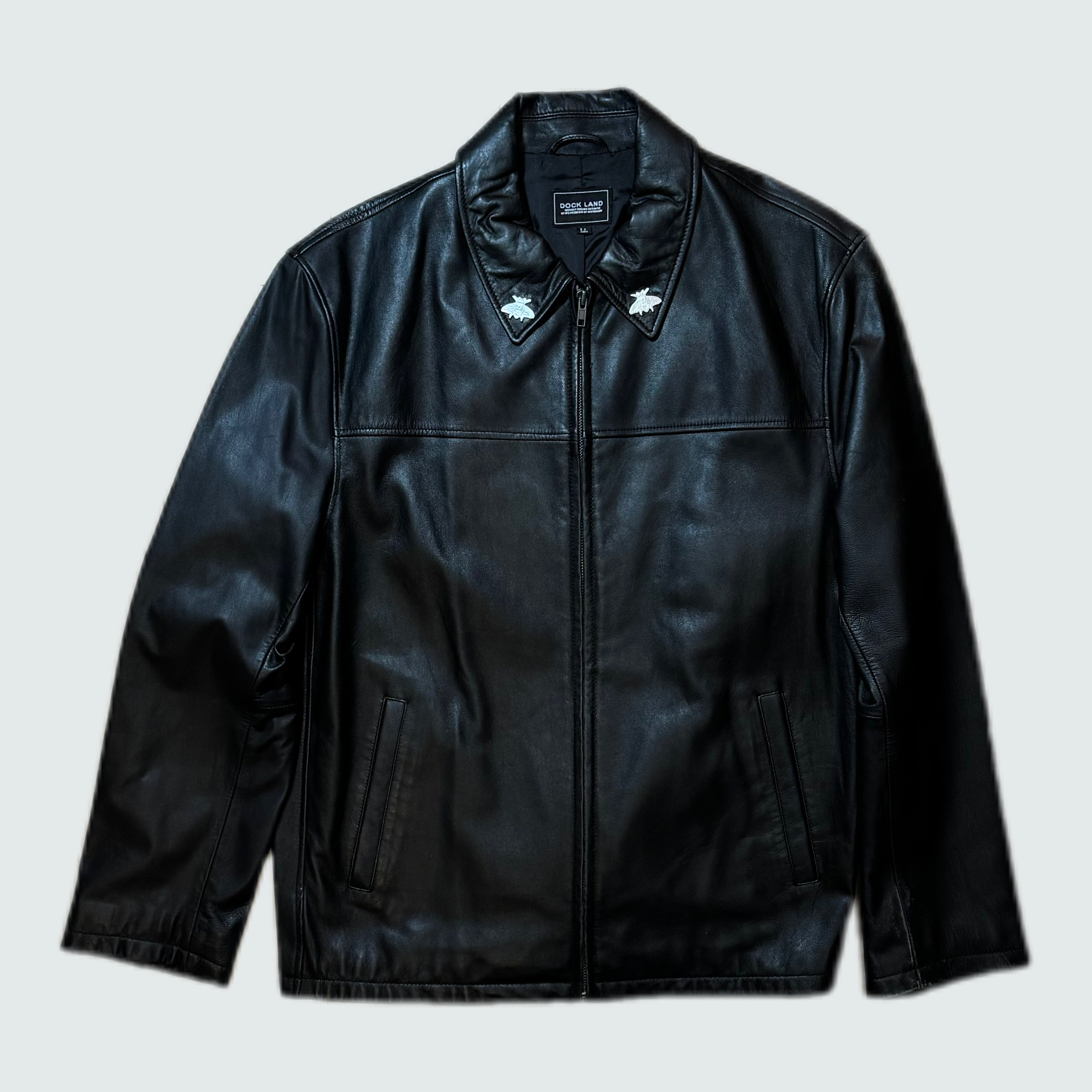 [VINTAGE] LEATHER JACKET “DOCK LAND” (LL)