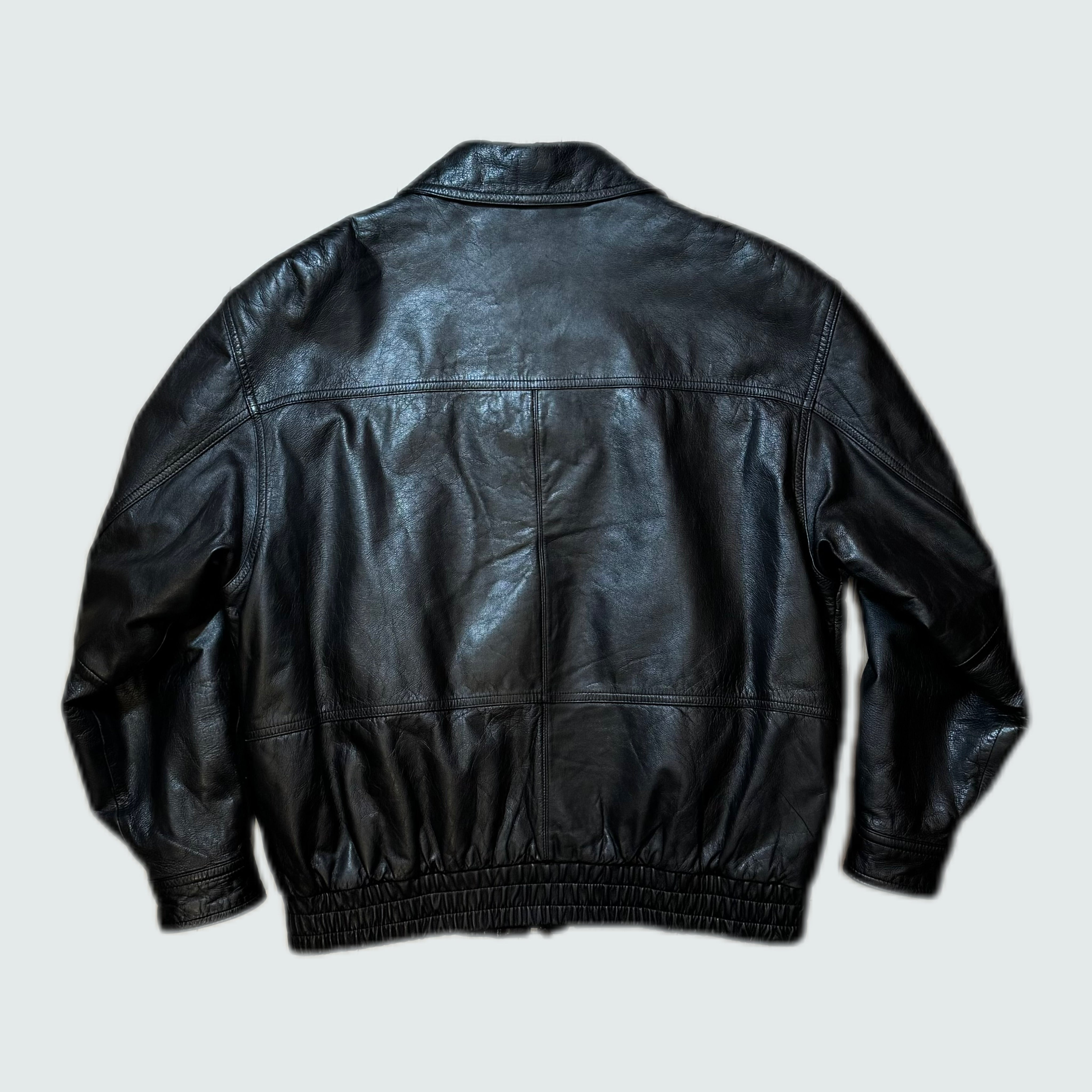 [VINTAGE] LEATHER JACKET “PERSIST” (M)