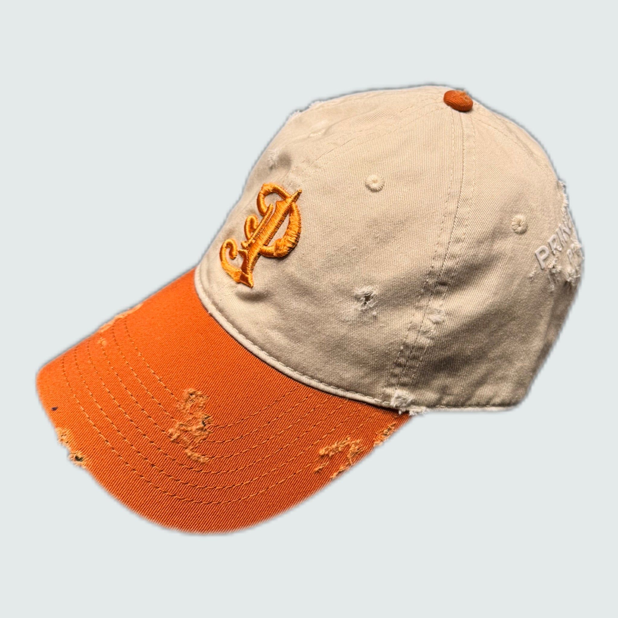 Damaged “P” Logo Cap - Orange