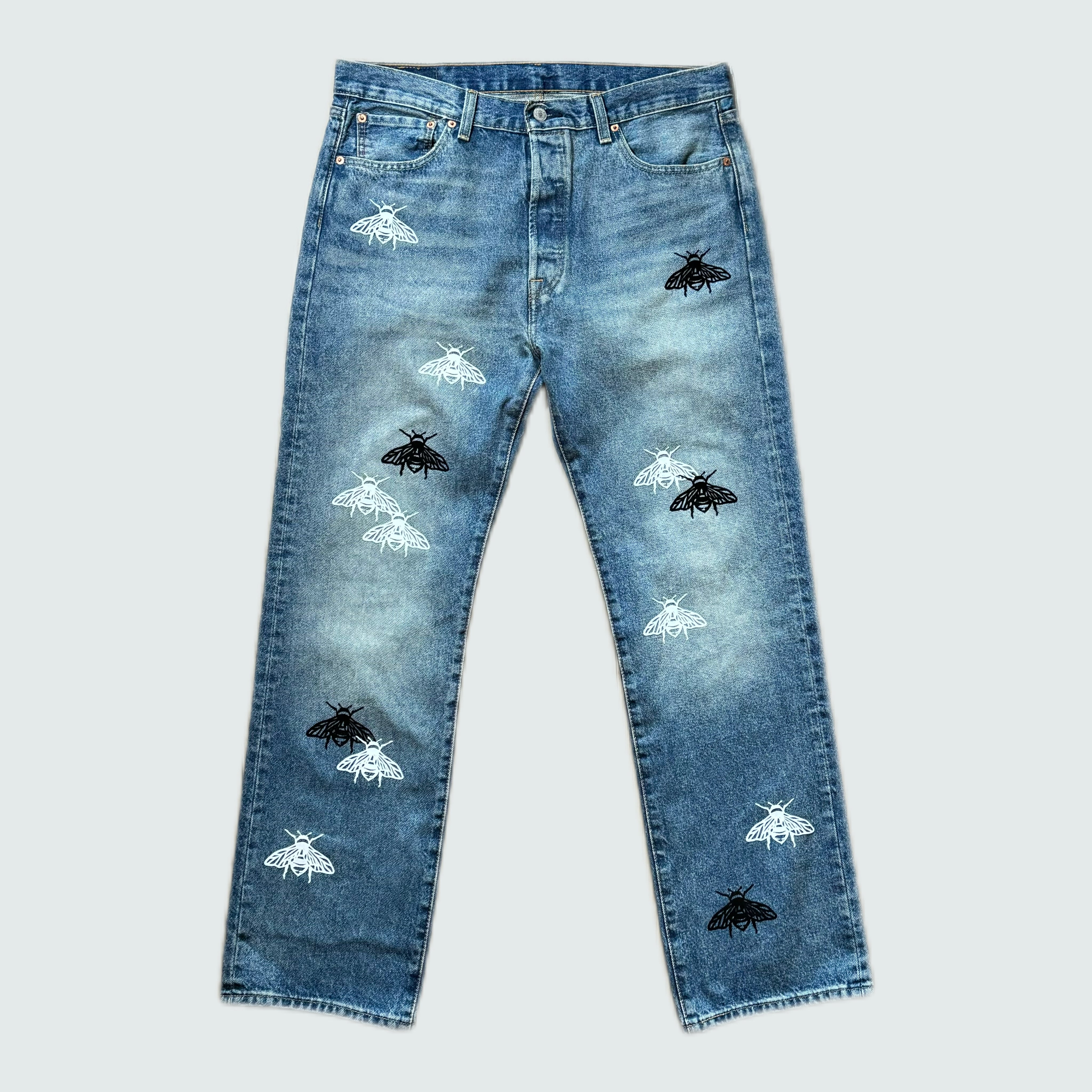 LEVI'S 501 ”Black/White” (36)