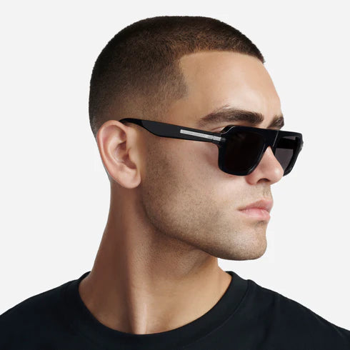 Sunglasses - Dude - Black / Silver