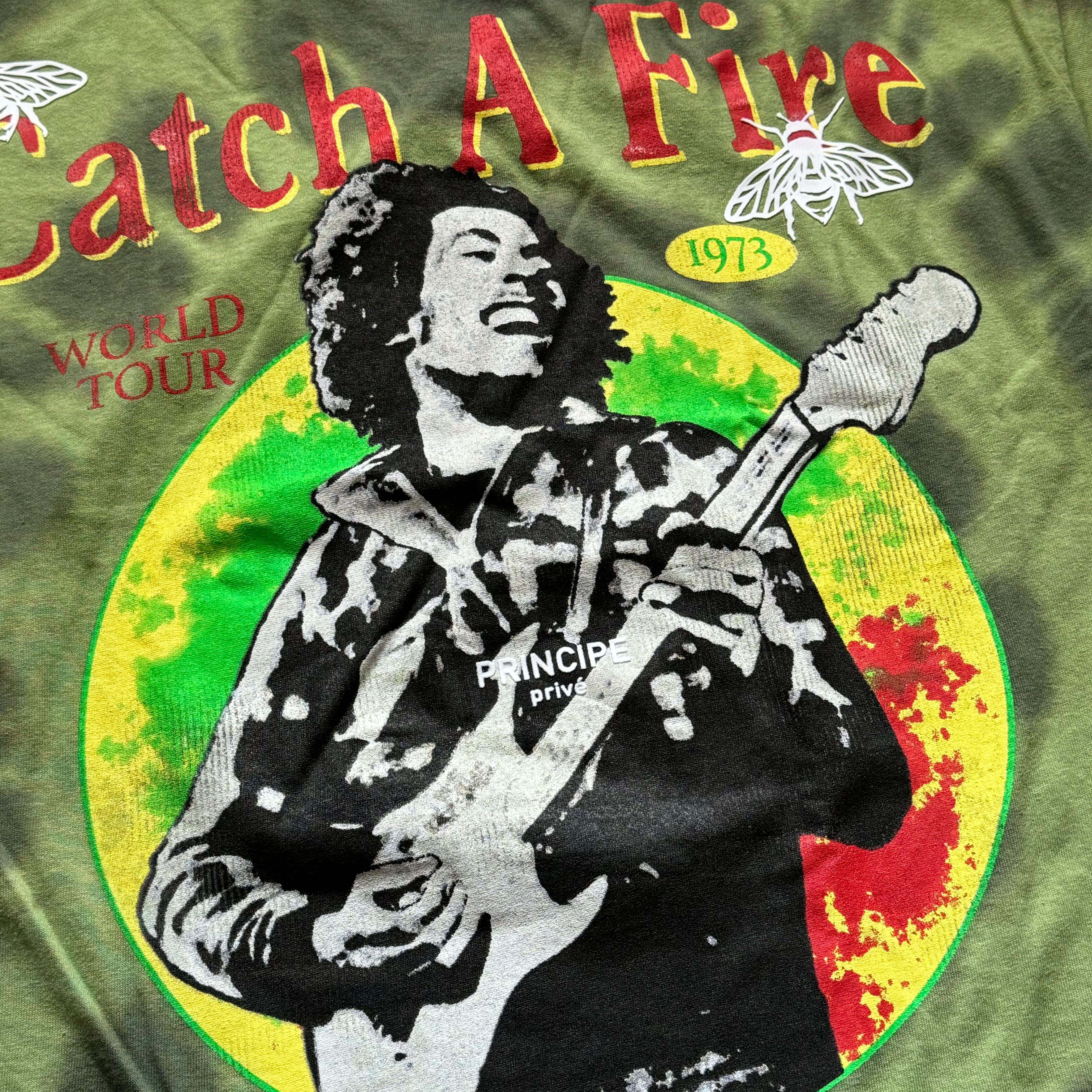 Catch A Fire Tie Dye Green