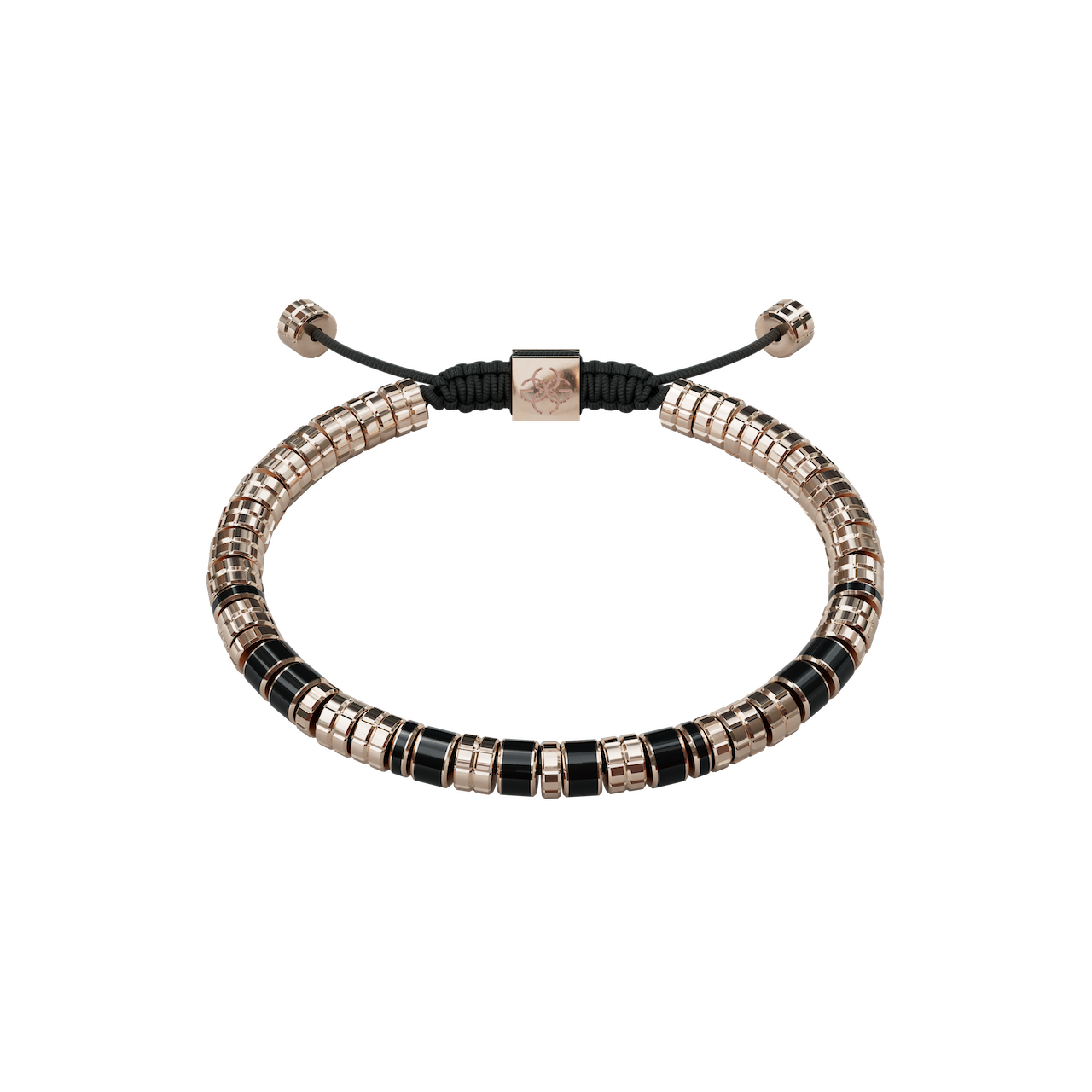 Bracelet - EV - Rose gold - Black