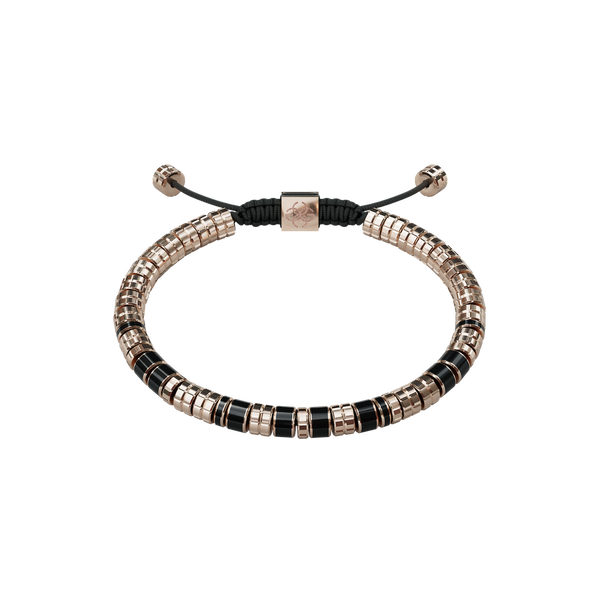 Bracelet - EV - Rose gold - Black