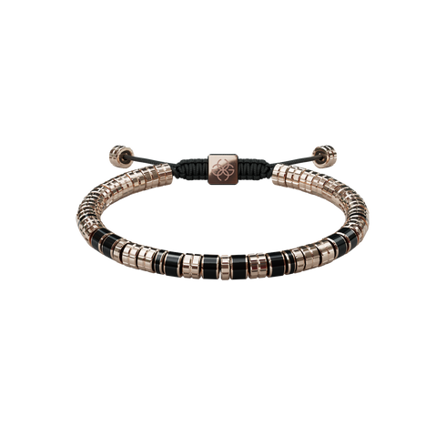 Bracelet - EV - Rose gold - Black