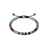 Bracelet - EV - Silver - Red & Blue