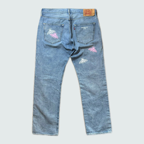 [VINTAGE] LEVI'S 501 ”White/Rosa” (36)