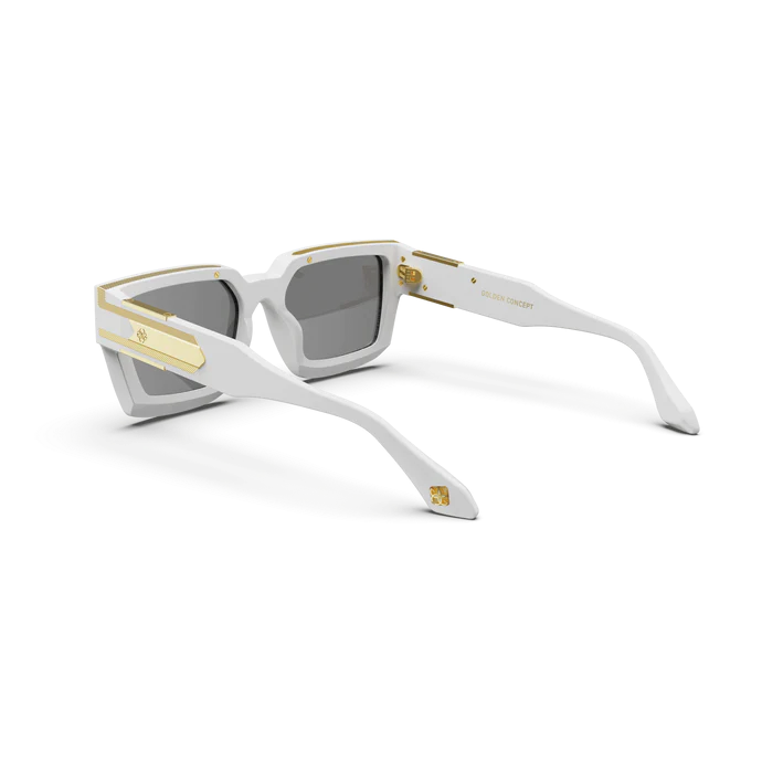 Sunglasses - Baller - White / Gold