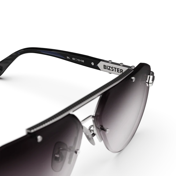 Sunglasses - Bizster - Black / Silver