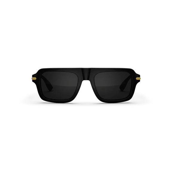 Sunglasses - Dude - Black / Gold