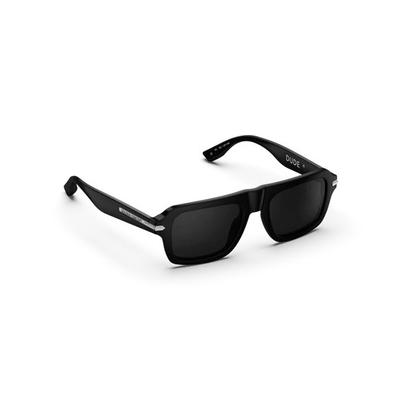 Sunglasses - Dude - Black / Silver