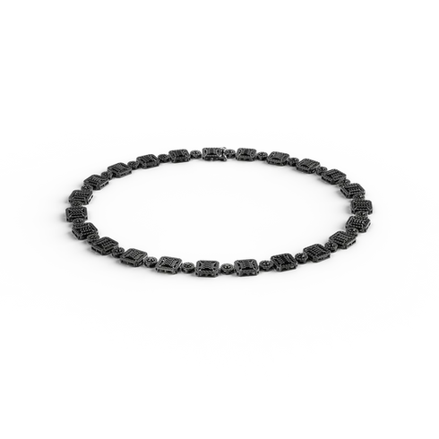 Necklace - Halo Black
