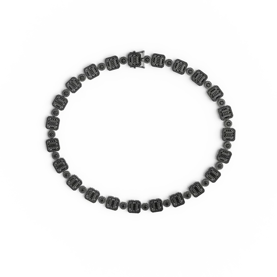 Necklace - Halo Black