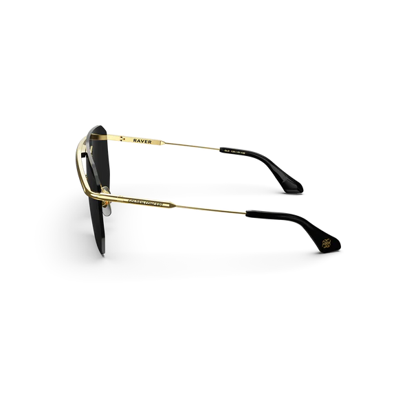 Sunglasses - Raver - Black / Gold