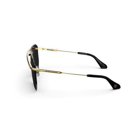 Sunglasses - Raver - Black / Gold