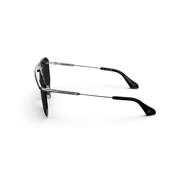 Sunglasses - Raver - Black / Silver