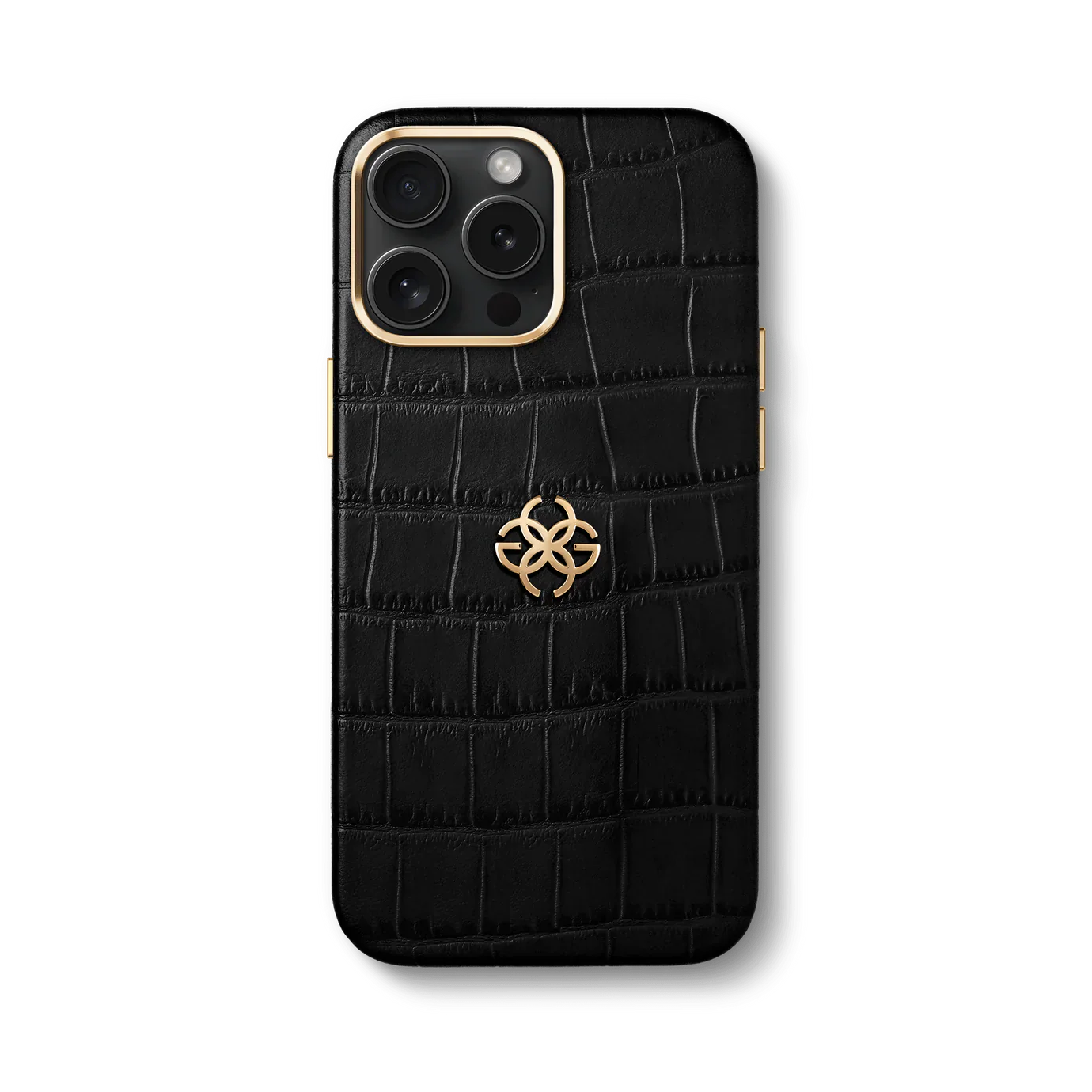 iPhone16 Case - Embossed Croco Logo