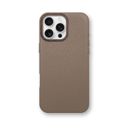 iPhone Case 16 / Full-Grain Leather - Sand