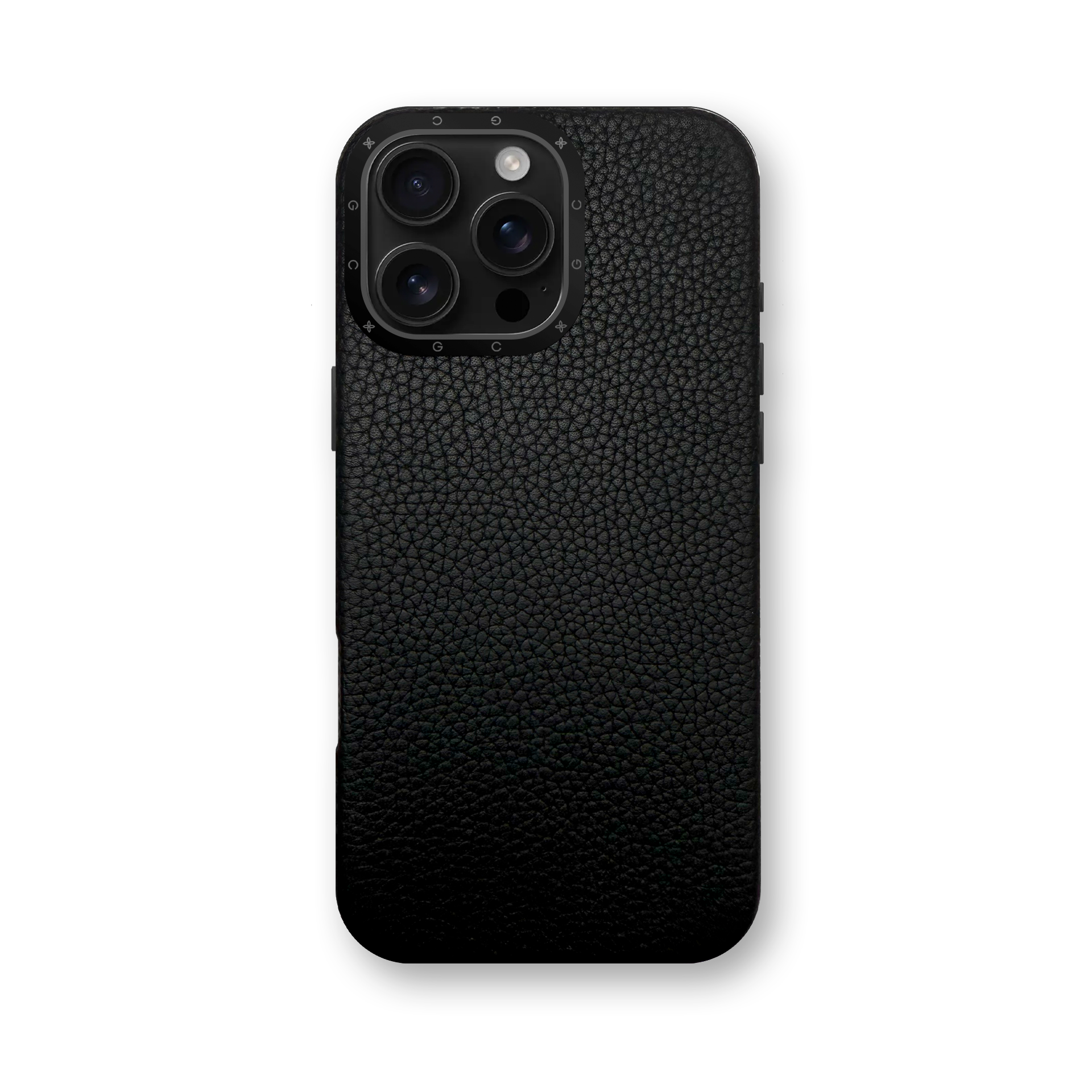 iPhone Case 16 / Full-Grain Leather - Black