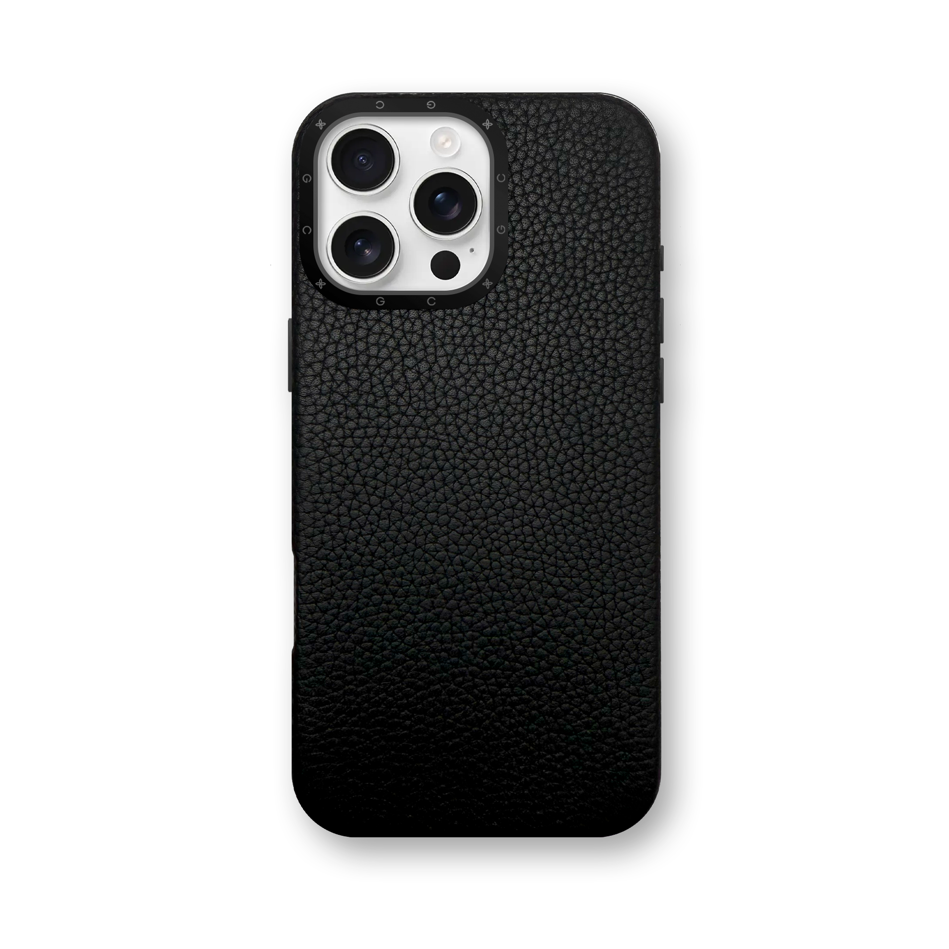 iPhone Case 16 / Full-Grain Leather - Black