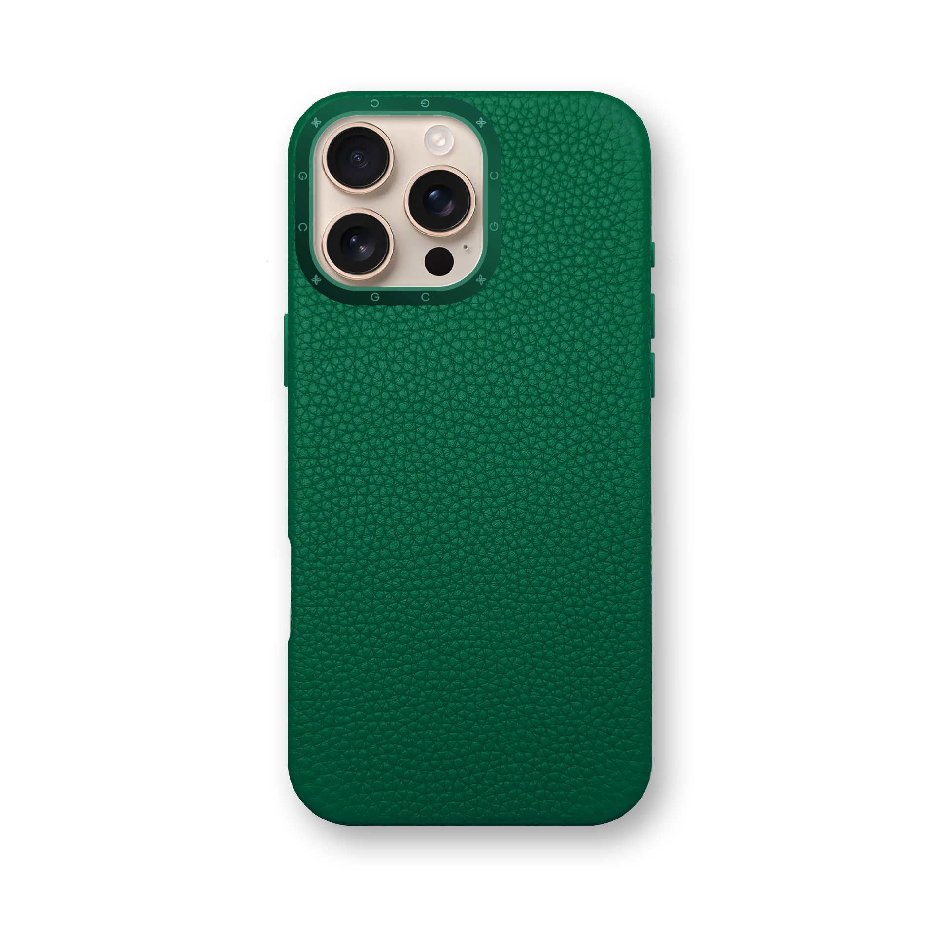 iPhone Case 16 / Full-Grain Leather - Evergreen
