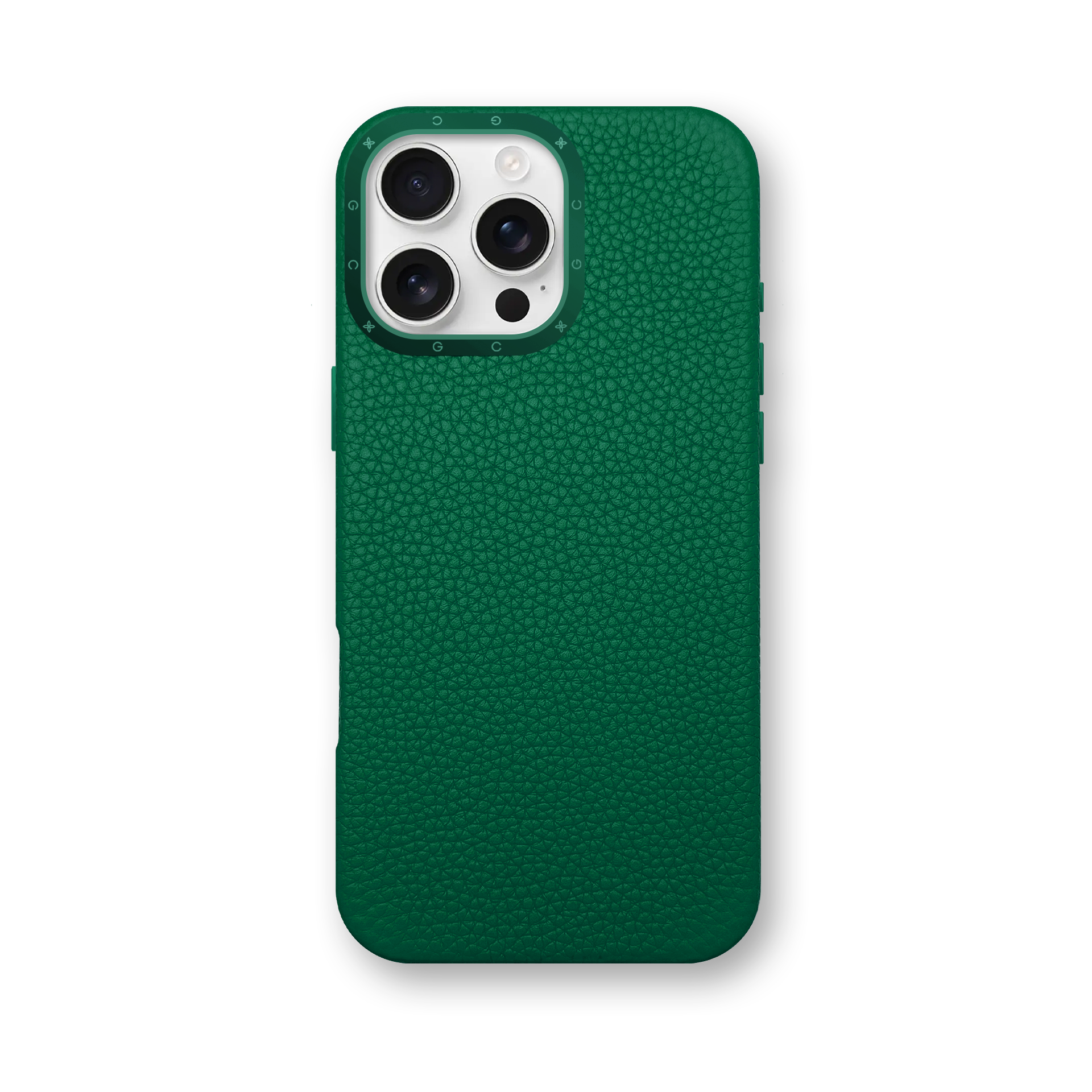 iPhone Case 16 / Full-Grain Leather - Evergreen
