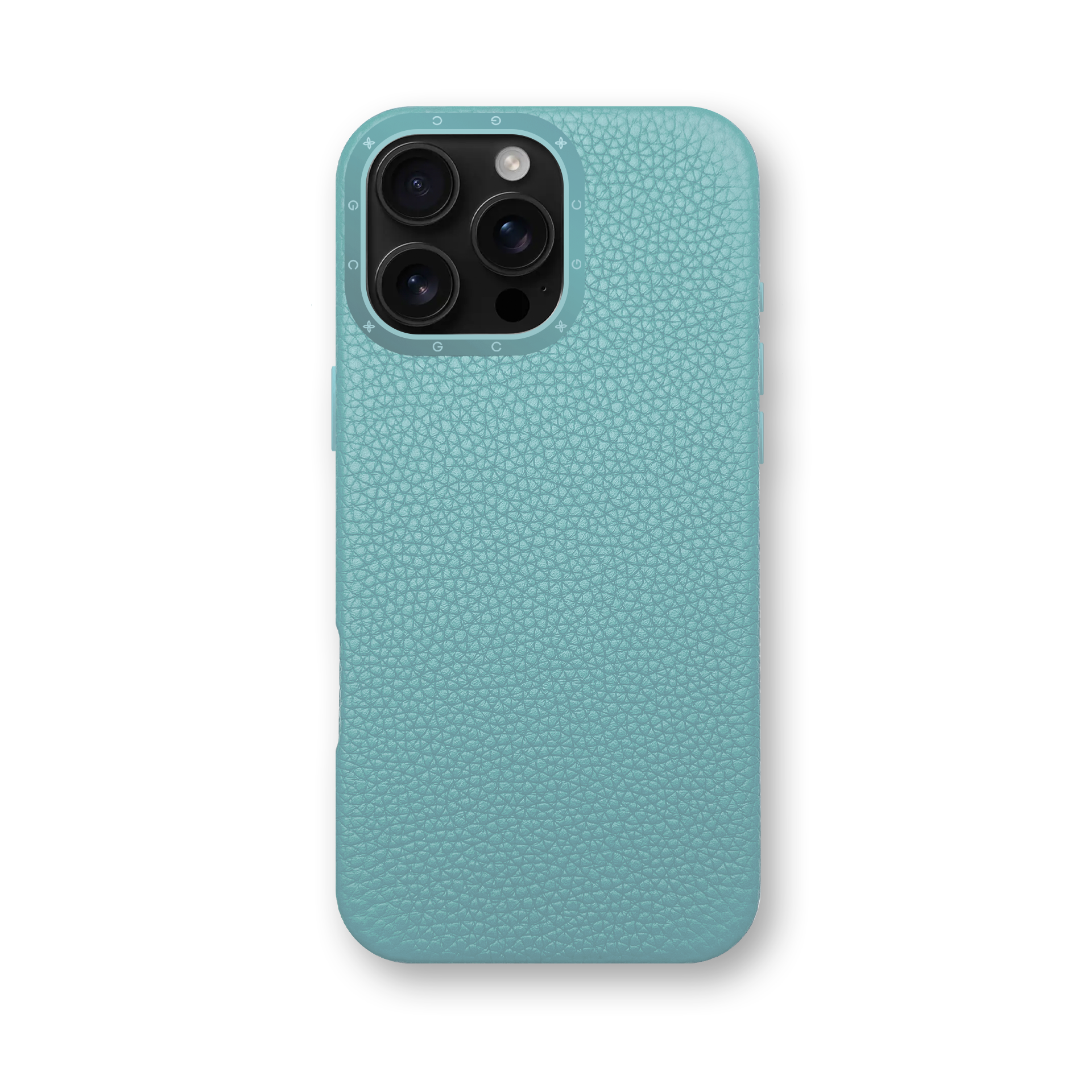 iPhone Case 16 / Full-Grain Leather - Sky