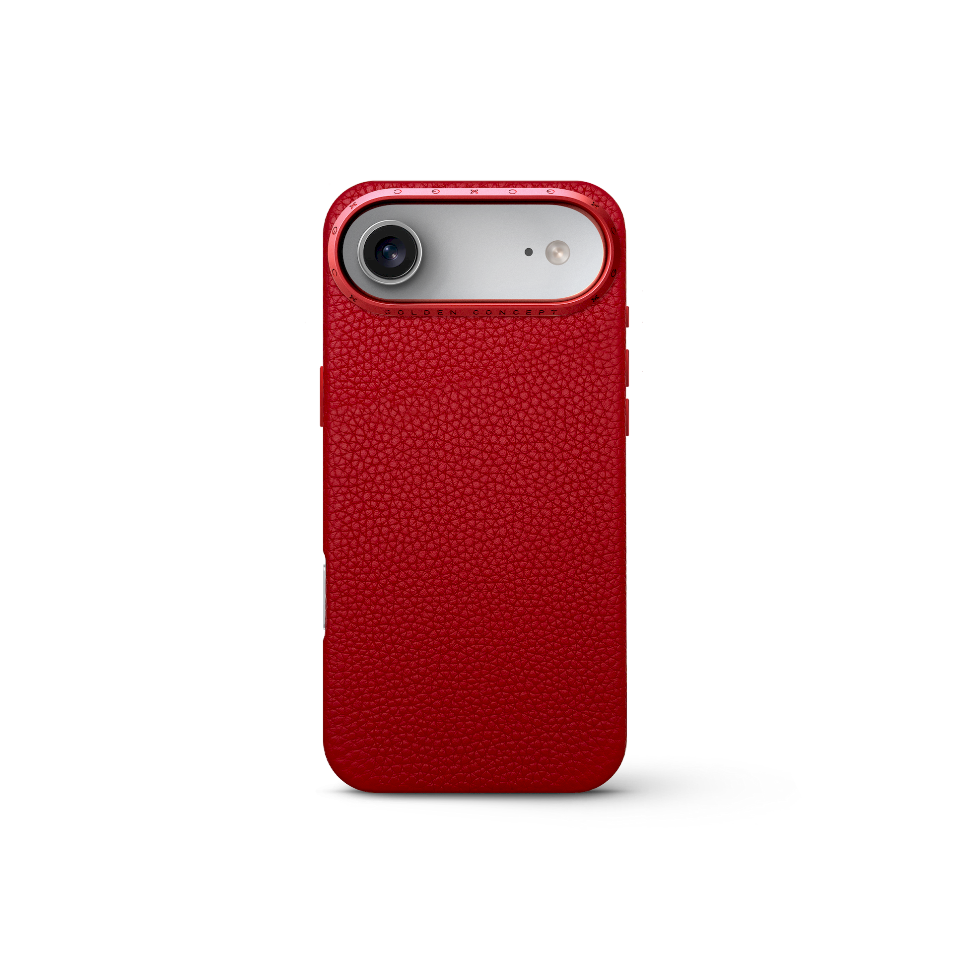 iPhone Case 17 - Full-Grain Leather - Cherry