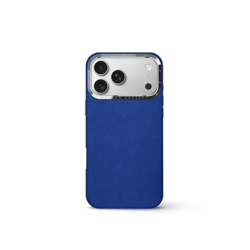 iPhone Case 17 - Alcantara - Midnight Blue