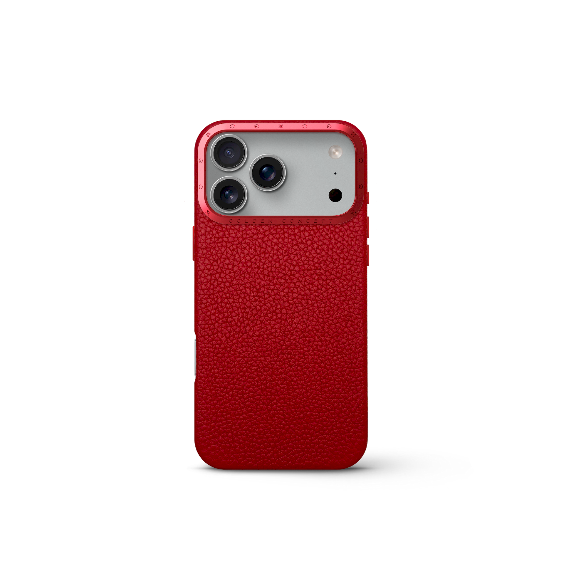iPhone Case 17 - Full-Grain Leather - Cherry