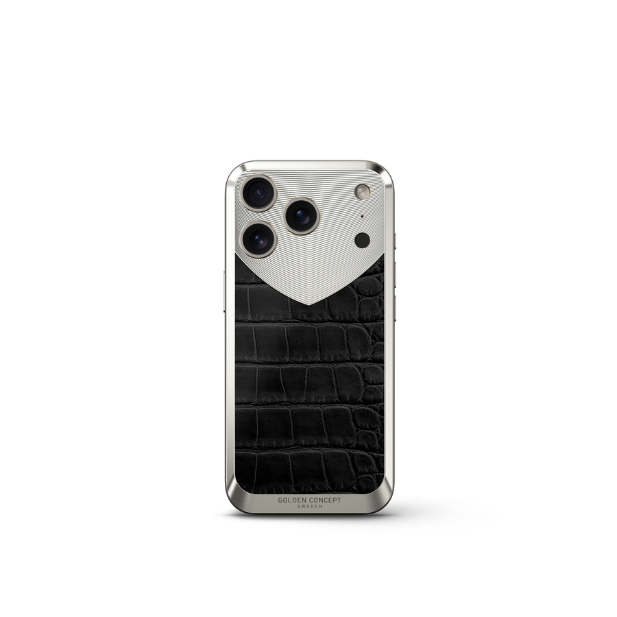 iPhone Case / RST17 - Magnetic Shield Alligator Edition - Matte Black