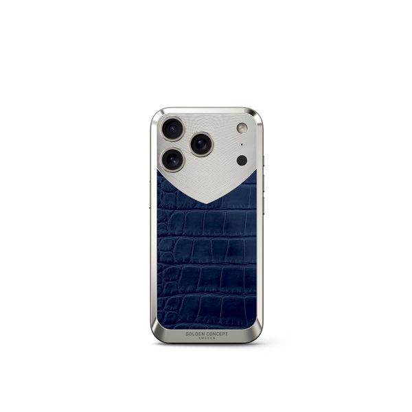 iPhone Case / RST17 - Magnetic Shield Alligator Edition - Matte Blue