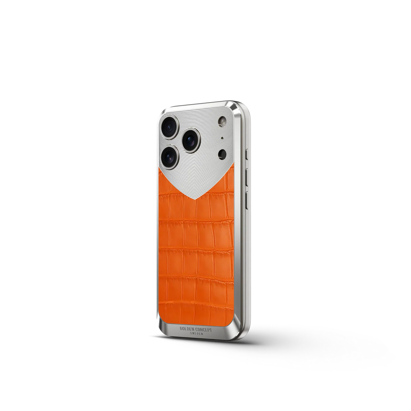 iPhone Case / RST17 - Magnetic Shield Alligator Edition - Matte Orange