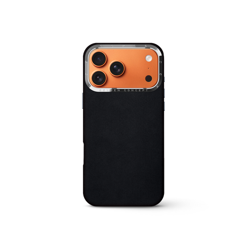 iPhone Case 17 - Alcantara - Black