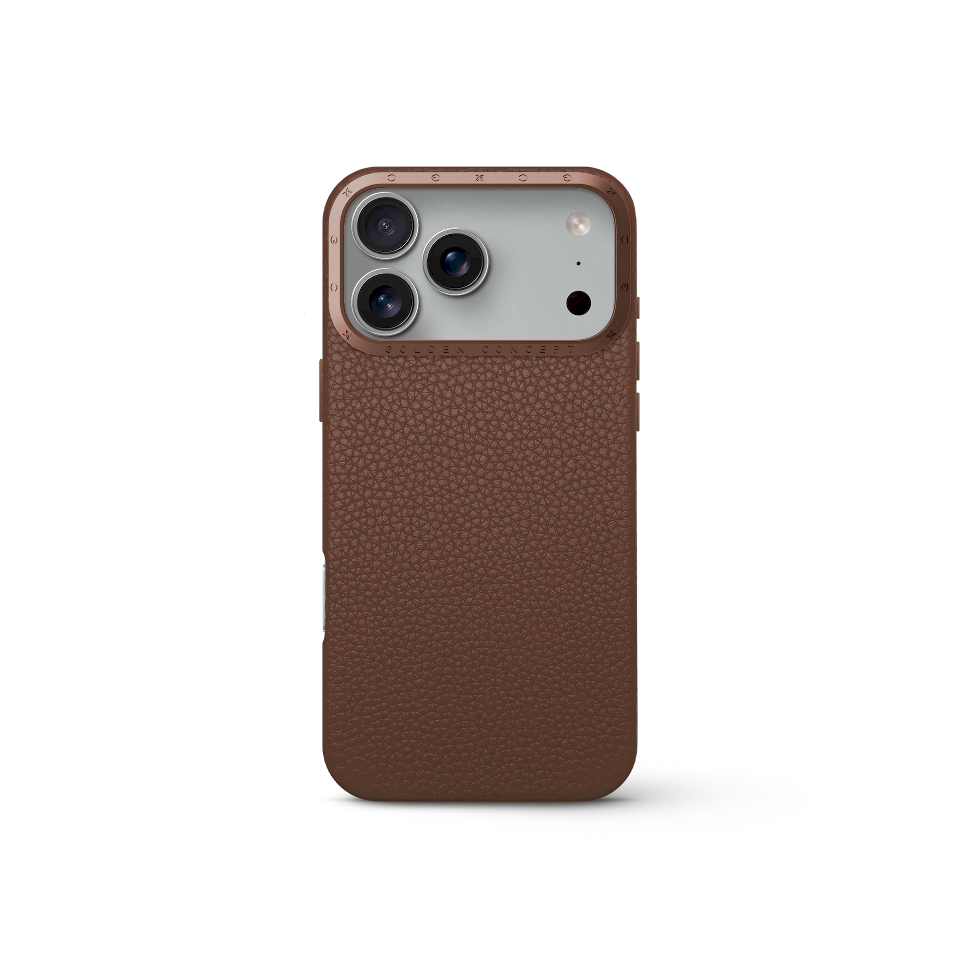 iPhone Case 17 - Full-Grain Leather - Chestnut
