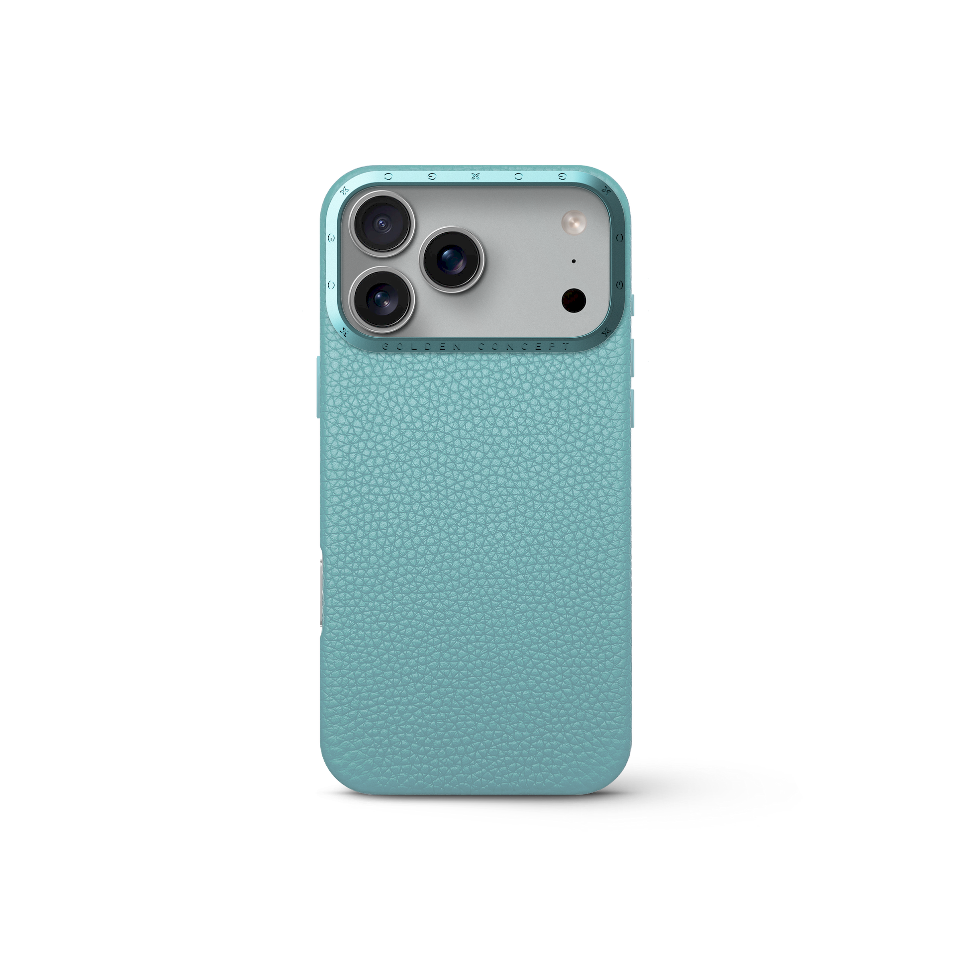 iPhone Case 17 - Full-Grain Leather - Sky