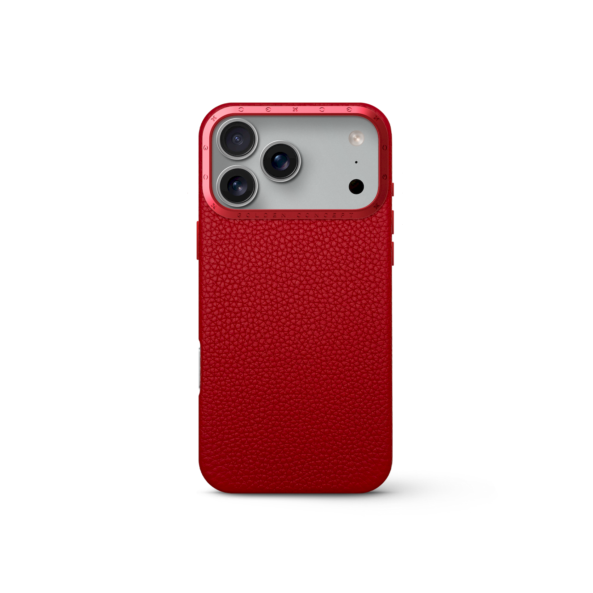 iPhone Case 17 - Full-Grain Leather - Cherry