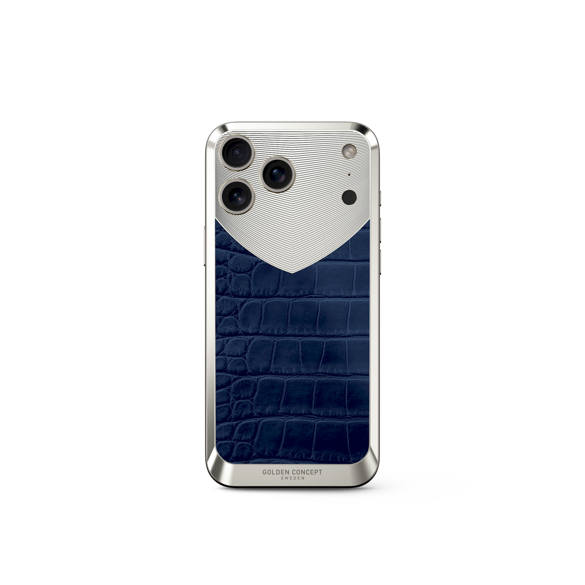 iPhone Case / RST17 - Magnetic Shield Alligator Edition - Matte Blue