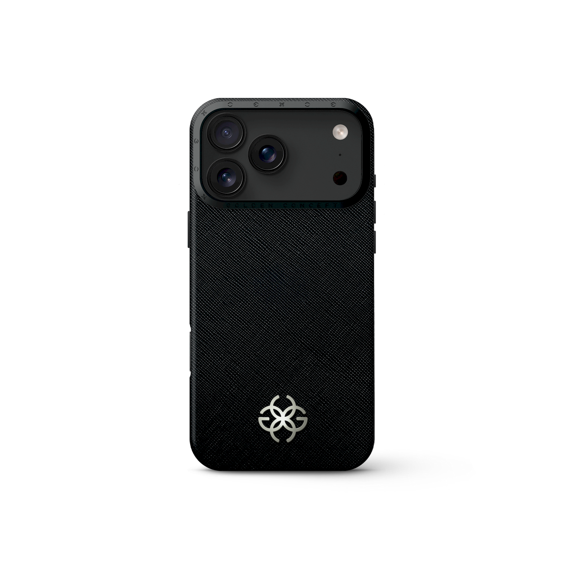 iPhone Case 17 - Saffiano Leather Logo