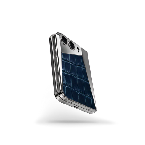 iPhone Case Duo / EV - Magnetic Shield Alligator Edition - Blue