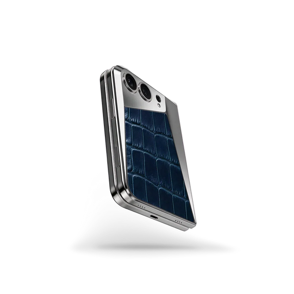 iPhone Case Duo / EV - Magnetic Shield Alligator Edition - Blue