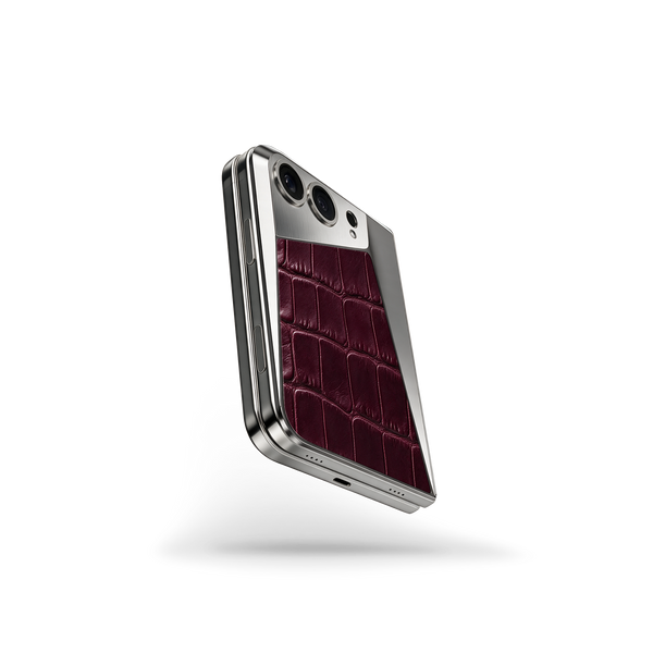 iPhone Case Ultra / EV - Magnetic Shield Alligator Edition - Burgundy