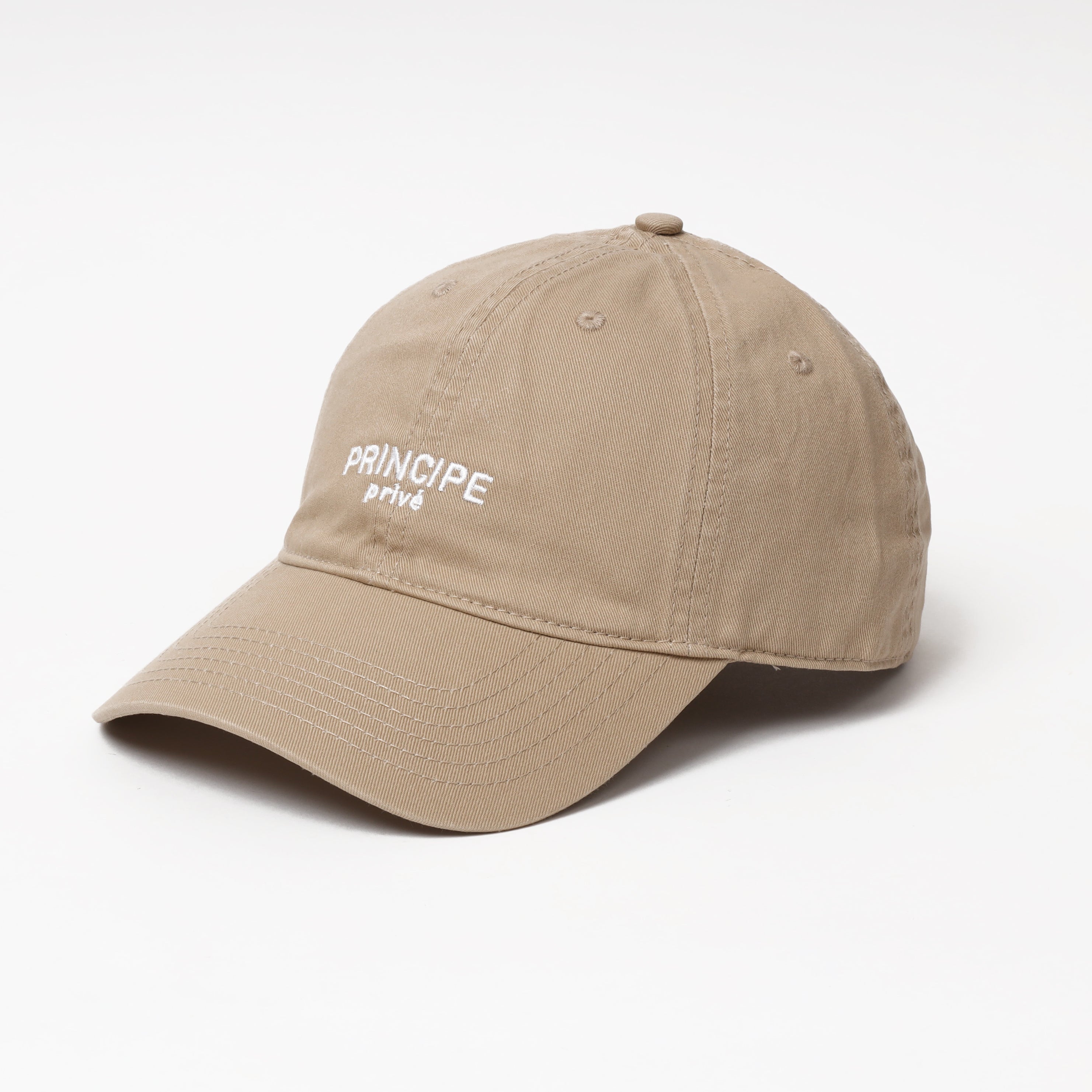 2 Line Logo Base Cap - Beige