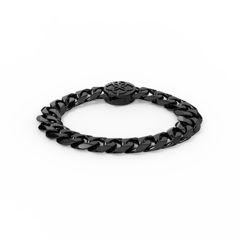 【10月中旬デリバリー】Bracelet - Cuban 13 MM - Black