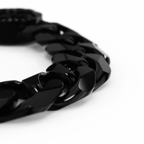 【10月中旬デリバリー】Bracelet - Cuban 13 MM - Black