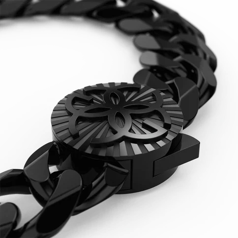 【10月中旬デリバリー】Bracelet - Cuban 13 MM - Black